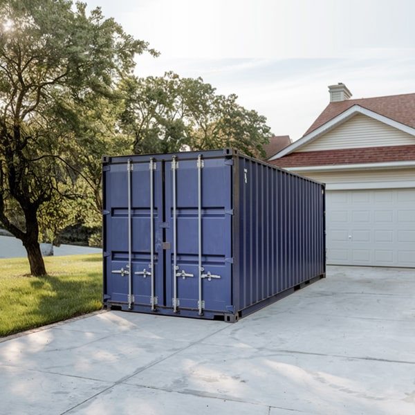 you can rent a residential storage container for as long as you need, whether it's for a few months or several years